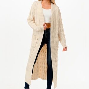 Various Sizes - Cream Cardigan